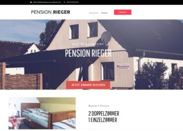 Pension Rieger // Homepage