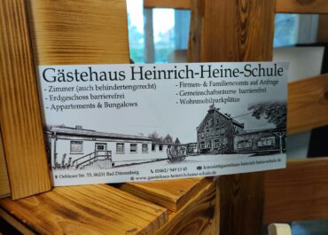 Gästehaus Heinrich-Heine-Schule Bad Dürrenberg Flyer