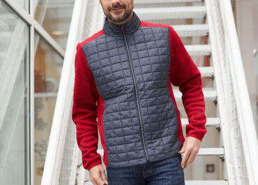 Men’s Knitted Hybrid Jacket