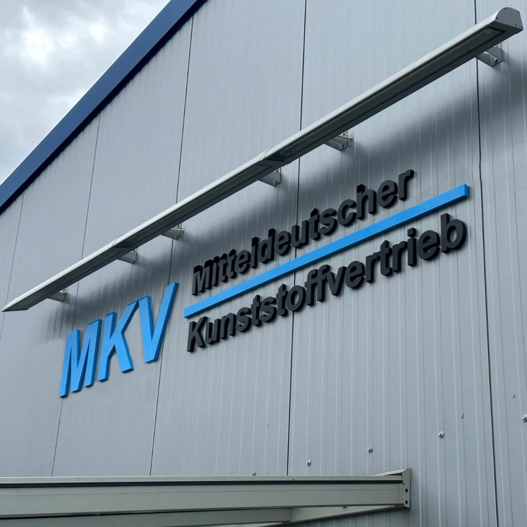 3D Buchstaben // MKV Mitteldeutscher Kunststoffvertrieb