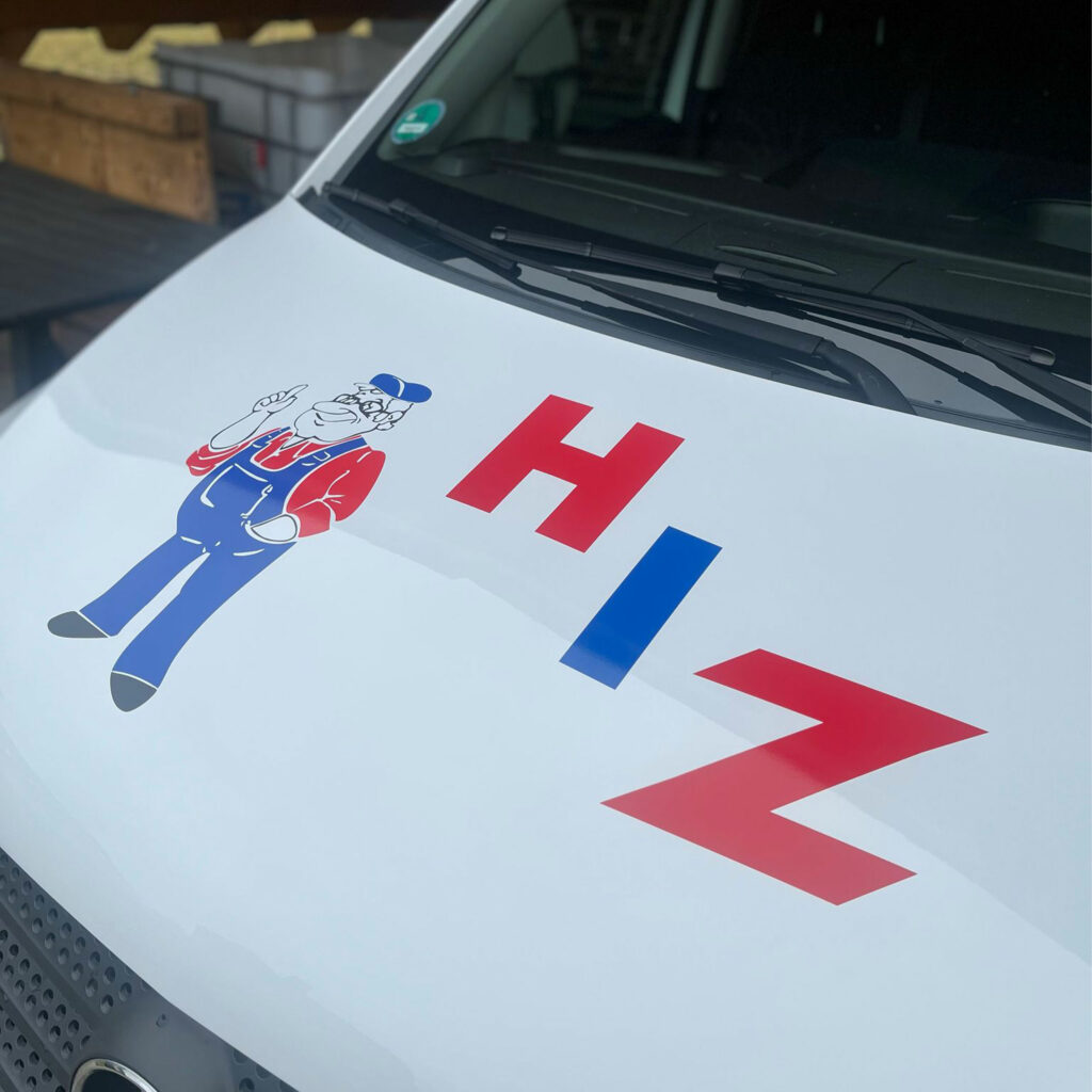 Fahrzeugfolierung für HIZ Wärmesysteme
