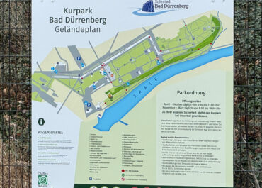 Stadt Bad Dürrenberg // Schilder Kurpark