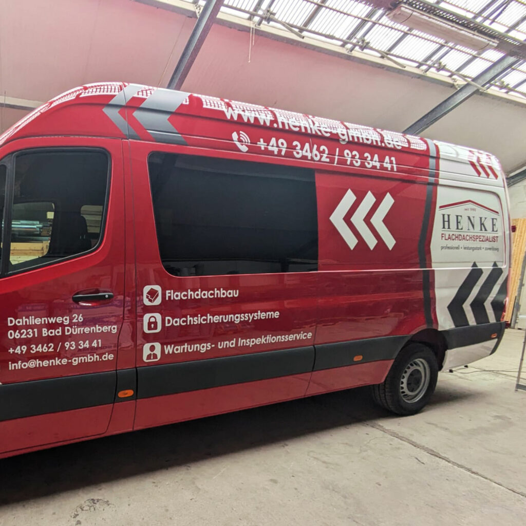 Fahrzeugfolierung // Dachdeckerfachbetrieb Henke