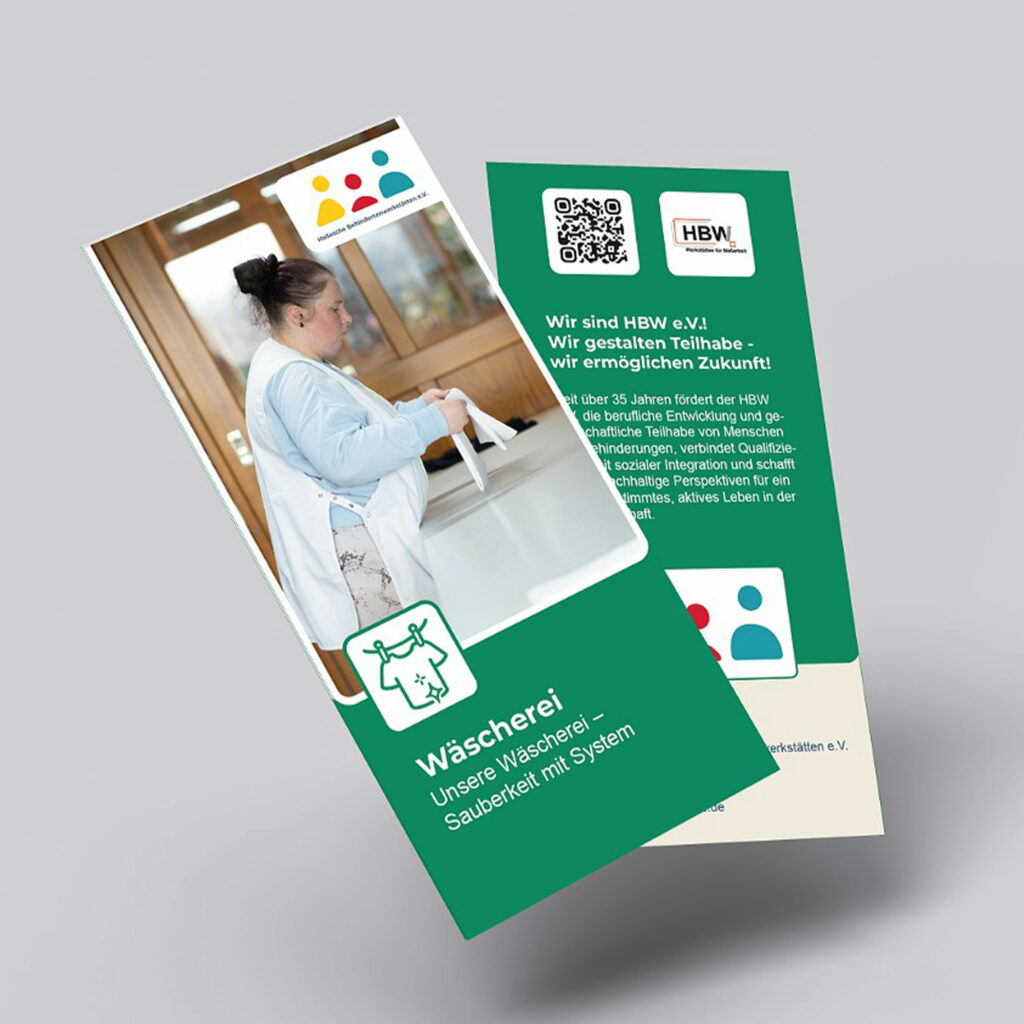 Hallesche Behindertenwerkstätten e. V. // Flyer