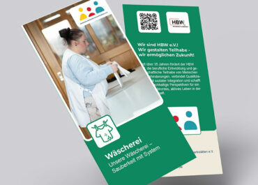 Hallesche Behindertenwerkstätten e. V. // Flyer