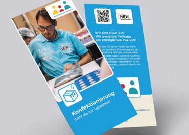 Hallesche Behindertenwerkstatt e. V. // Flyer