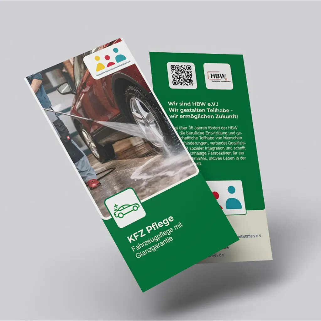 Hallesche Behindertenwerkstatt e. V. // Flyer