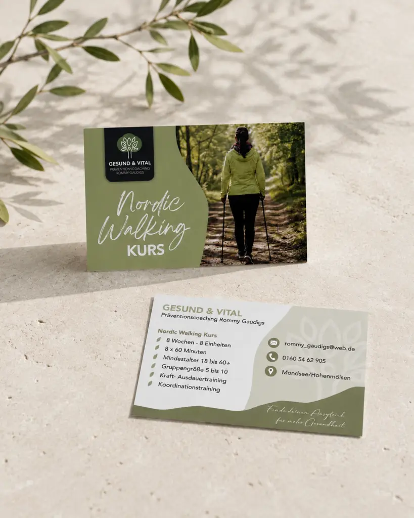 Visitenkarten // Gesund & Vital