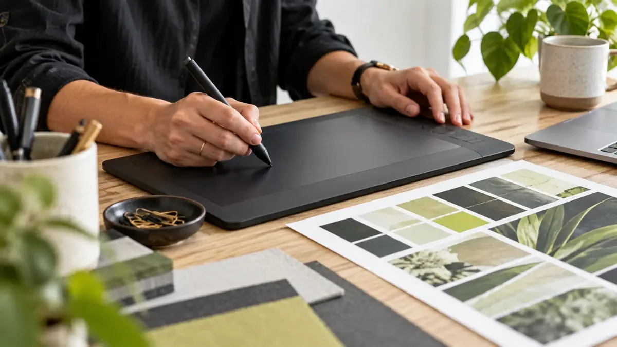 Illustratives KI-Fotomotiv: Grafik & Design