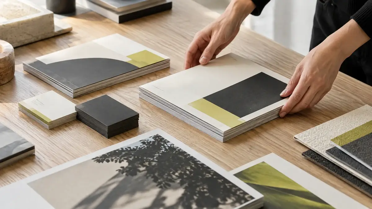 Illustratives KI-Fotomotiv: Werbedruck